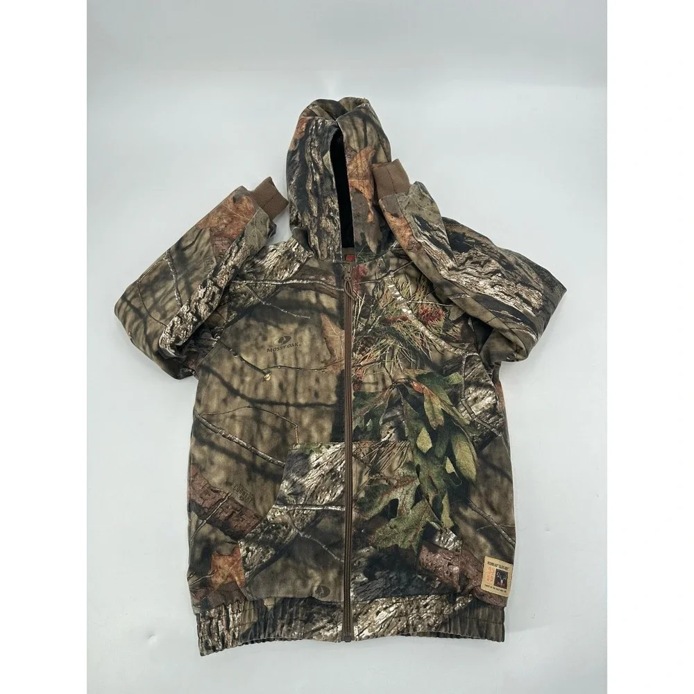 Redhead Silent Hide Lined Real Tree Camouflage Hooded Jacket Youth Large‎